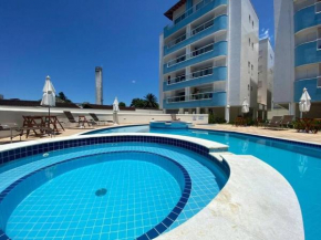 Apartamento 23A para 8 pessoas com Piscina e Churrasqueira no Cond Torremolinos Beach a 80m para Pé na areia na Praia da Enseada Ubatuba